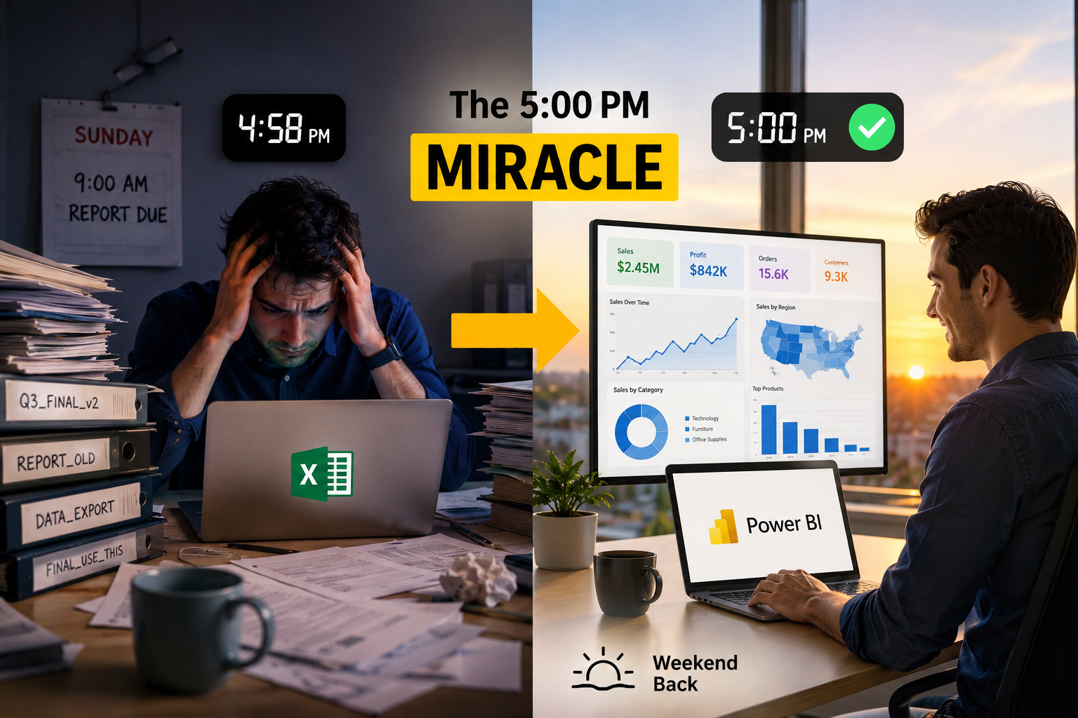 Power BI spreadsheet panic